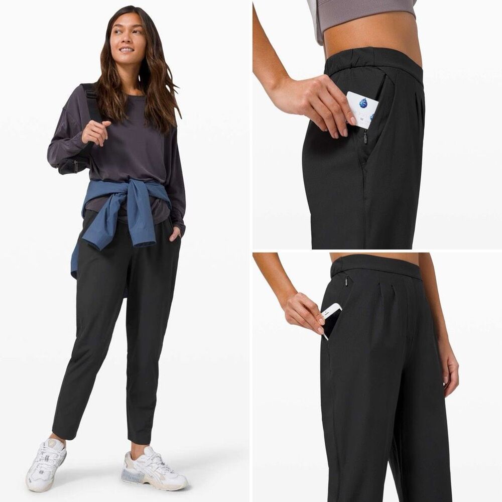 Lululemon NWOT Essential High-Rise Trouser in Black Size 8 - Picture 4 of 8
